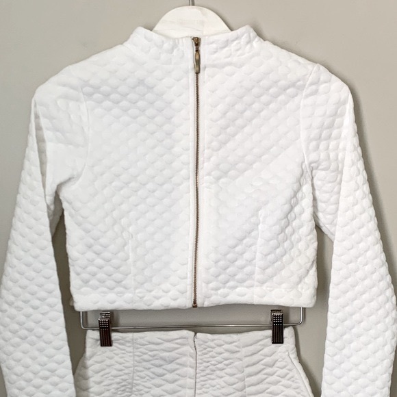 H&M size XS Quilted Mini Skirt & Crop Top - Picture 6 of 13